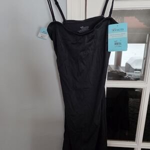 Spanx Assets Black Convertible Slip Dress XL